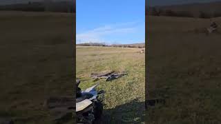 raptor 660 jumping a terrace raptor raptor660 jump yamaha [upl. by Ecniuq]