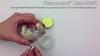 Straumann Xenograft Handling Demo [upl. by Sussman544]