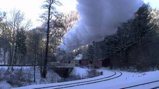 Sonne Dampf und Schnee im Harz [upl. by Renraw410]