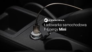 Ładowarka samochodowa 60W 2x USBUSBC aluminiowa  Forcell FEnergy Mini [upl. by Reyna]