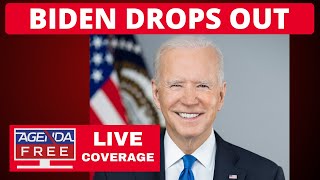 Biden Drops Out Endorses Harris  LIVE Breaking News Coverage [upl. by Schubert781]