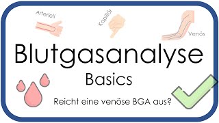 Blutgasanalyse BGA Basics  Überblick arteriell venös kapillär  Teil 1 [upl. by Mathias20]