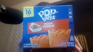 Junk Aisle Pop Tarts Peach Cobbler [upl. by Aiduan]