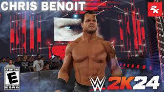 WWE 2K24 Chris Benoit RIP w Entrance Theme amp Graphics Pack  New Epic WWE 2K24 Mods [upl. by Nyltiak795]