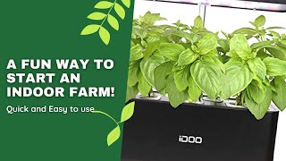 IDOO Hydroponic System amp Aerogarden [upl. by Ajet780]