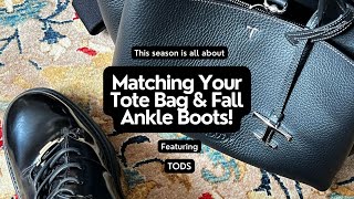 Matching Tods Tote Bag amp Fall Ankle Boots is A Dream Come True [upl. by Solomon925]