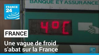 Une vague de froid sabat sur la France • FRANCE 24 [upl. by Warthman]