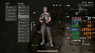 GeForce GTX 750 ti  AMD Athlon 3000G  PUBG FPS Test [upl. by Clemmie]