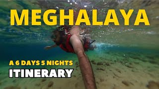 MEGHALAYA places to visit  MUST WATCH before Meghalaya Trip  6 Days Itinerary  Hindi meghalaya [upl. by Alahs565]