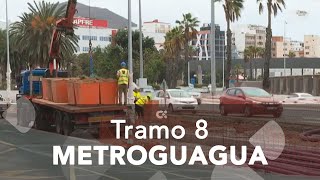 El tramo 8 de la Metroguagua en marcha [upl. by Eedak]