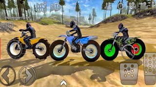 Extreme Motor Dirt Bike Online 3 Player Offroad Racing Motocross Offroad Outlaws Android Gameplay [upl. by Romona51]