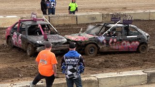 Youth Cadet Compacts  Demolition Derby Expo 2024 [upl. by Myo6]