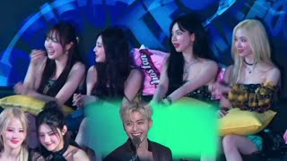 240218 aespa reaction Nct Dream Best Artist Hanteo Music Awards HMA Nct 드림 에스파 [upl. by Esmond995]