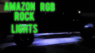 Amazon Mustwin RGB rock lights under 80 bucks [upl. by Hurlow]