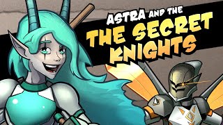 Astra and the Secret Knights A PopCross Original Story amp Speedpaint [upl. by Ahsinik785]