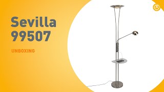 Vloerlamp Sevilla 99507  UNBOXING [upl. by Erlewine946]