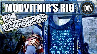 God of War Ragnarok  Modvitnir’s Rig All Collectible Locations Svartalfheim [upl. by Bunker283]