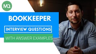 Bookkeeper Interview Questions with Answer Examples [upl. by Roban]