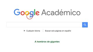 Manual Google Académico Scholar paso a paso [upl. by Kopaz383]