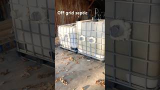 Septic System from Totes offgrid diy shorts [upl. by Enyrhtak]