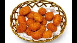 പൊട്ടറ്റോ നഗ്ഗെറ്റ്സ്  Easy Potato Nuggets Recipe in Malayalam [upl. by Margareta]