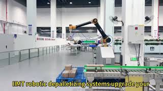 IIMT Robotic Depalletizing System with 6 Axis Cobot Arm [upl. by Prevot227]