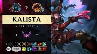 Kalista ADC vs Sivir  KR Master Patch 1410 [upl. by Akiraa]