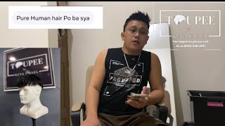 Question and Answer Regarding sa Toupee Toupee  Toupee Hair System Toupee by kuya Chael [upl. by Enyalb]