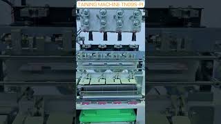 TAINING MACHINE TN09SPI Automatic Underbobbin Winder Automatic Dental Floss Winder Bobbin Winding [upl. by Boelter]