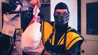 REAL MORTAL KOMBAT  Thanksgiving Special Intro White Jax  MK PARODY [upl. by Hesky]