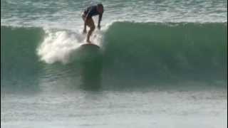 Surfing Hanalei Bay North Shore Kauai [upl. by Retep]