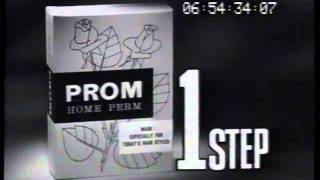 Prom Home Perm 1962 TV commercial [upl. by Ariamat]