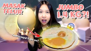 Aku Makan Telur TERBESAR di Dunia bukan clickbait [upl. by Stephen]