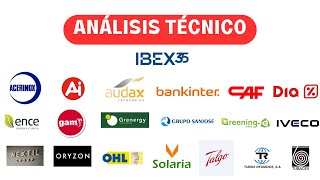 Análisis técnico semanal IBEX35 y 19 VALORES del mercado español 📈 [upl. by Narej]