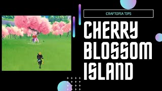 Craftopia Cherry Blossom Island walkthrough Hardwood location [upl. by Auqcinahs]