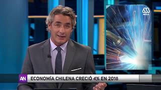 Economía chilena creció un 4 durante 2018 CENT 18 MARZO [upl. by Antonina444]