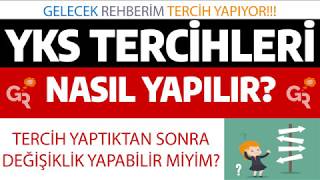 YKS TERCİHLERİ NASIL YAPILIR TERCİHLERDE DEĞİŞİKLİK NASIL YAPILIR [upl. by Yelrac]