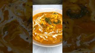 Creamy Tortellini Soup plantbasedrecipes veganuary veganrecipes souprecipe [upl. by Simonne]