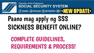 Paano mag apply ng SSS SICKNESS BENEFITS ONLINE COMPLETE INFORMATION [upl. by Analram715]