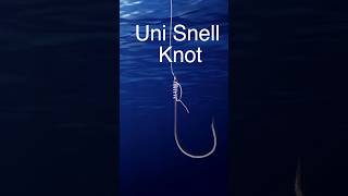 Uni Snell Knot  how to tie EASY STRONG fishing knot [upl. by Adnohral]