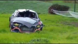 BIG CRASH Alexey Lukyanuk  Azores Rallye 2019  Citroën C3 R5 [upl. by Nalek]