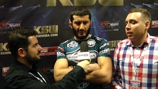 Mamed Khalidov on TKO over Michal Materla at KSW 33 fighting a friend Aziz Karaoglu [upl. by Tati]