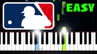 Baseball  Hockey Charge Stadium Organ Theme  EASY Piano Tutorial [upl. by Bokaj]