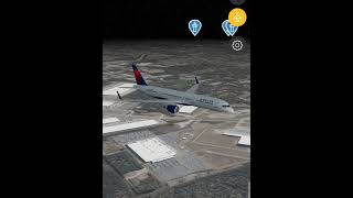 Delta Airlines Touching ground at HartsfieldJackson International Airport Atlanta Georgia [upl. by Hjerpe]