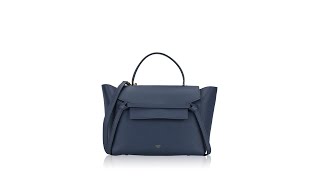 Celine Grained Calfskin Mini Belt Bag Deep sea [upl. by Oleta]