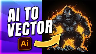 Adobe Illustrator VECTORIZE Tutorial Image Trace Ai Art [upl. by Eico]