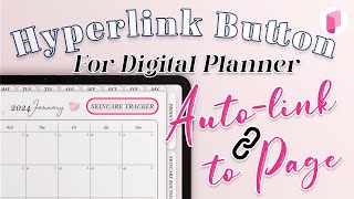 How to use the Hyperlink Button to Automatically Hyperlink to Pages [upl. by Aiceila]