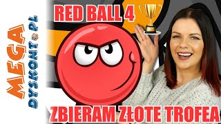 RED BALL 4 🔴 WALKA O ZŁOTE TROFEA W DEEP FOREST 🏆❤️MegaDyskont❤️ [upl. by Naellij]