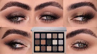 5 EYE LOOKS 1 PALETTE WITH THE GLAM PALETTE BY NATASHA DENONA  PATTY [upl. by Jonell274]