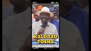 RAILA ODINGA SPEECH IN HOMABAY ERUPTS THE CROWD DURING ODM THANKSGIVING CEREMONY [upl. by Yllaw423]